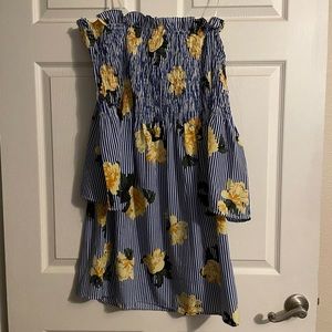 Women’s Off The Shoulder Floral Dress Size Xl